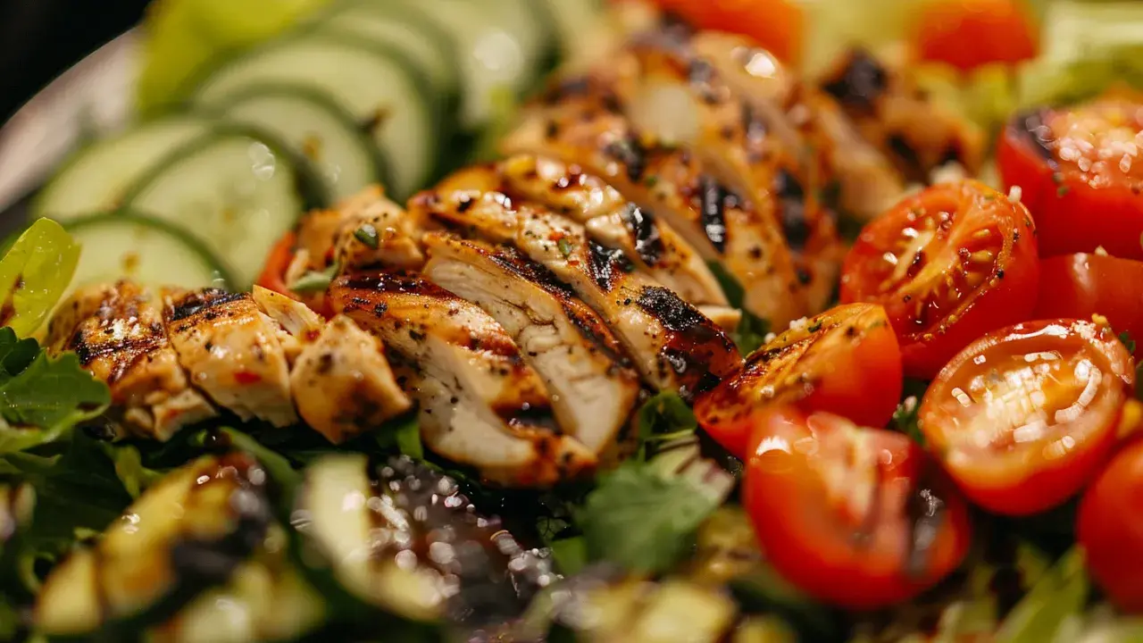Beach Trip Food Ideas: Grilled Chicken Salad