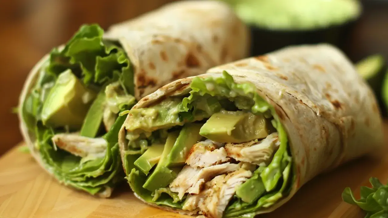 Beach Trip Food Ideas: Turkey and Avocado Wraps