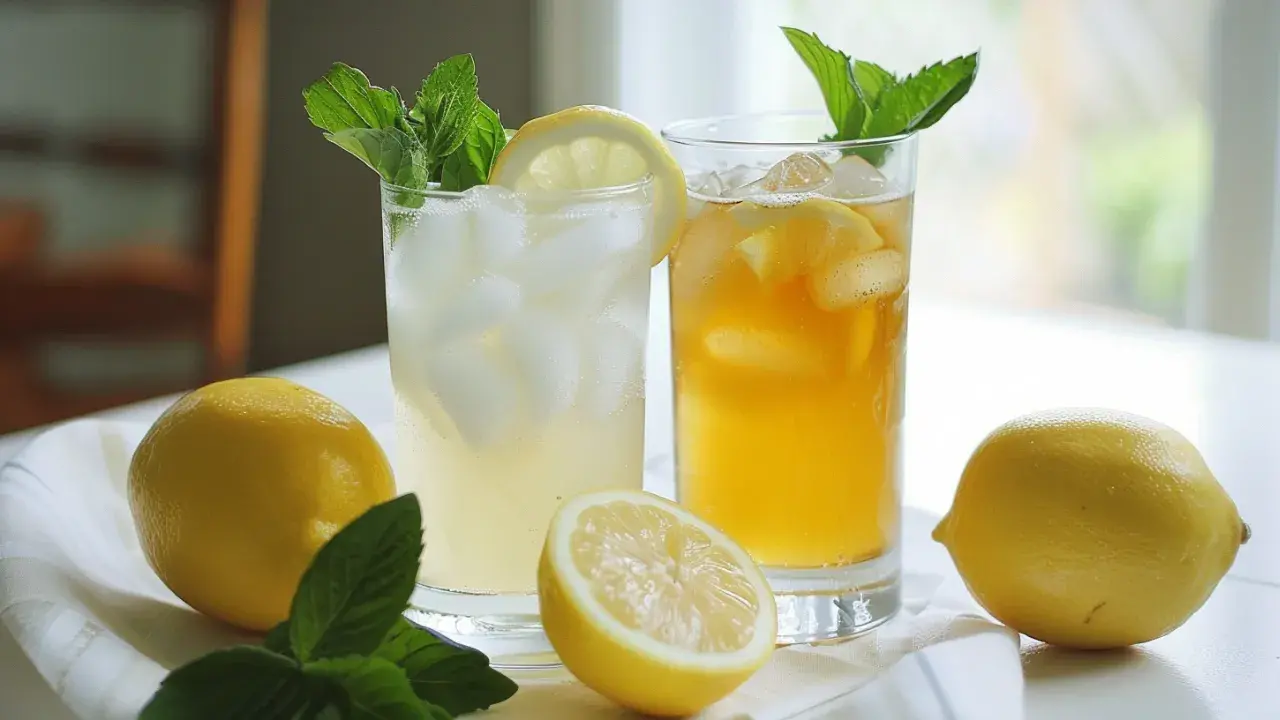 Homemade Lemonade and Iced Tea