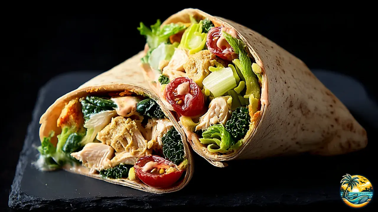 Chicken Caesar Wraps
