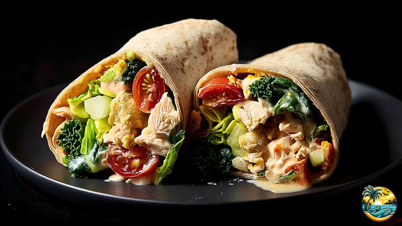 Chicken Caesar Wraps