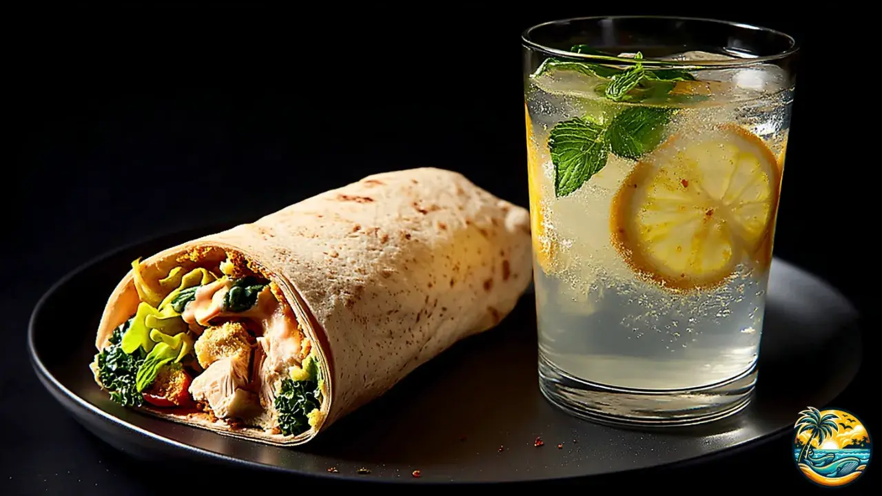 Chicken Caesar Wraps