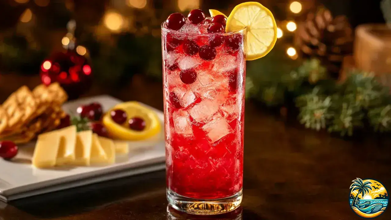 Cranberry Spritzer Mocktail
