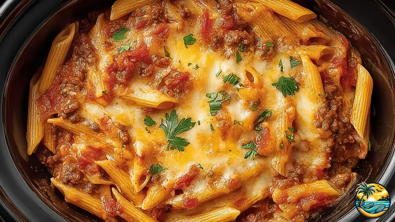 Crock Pot Baked Ziti