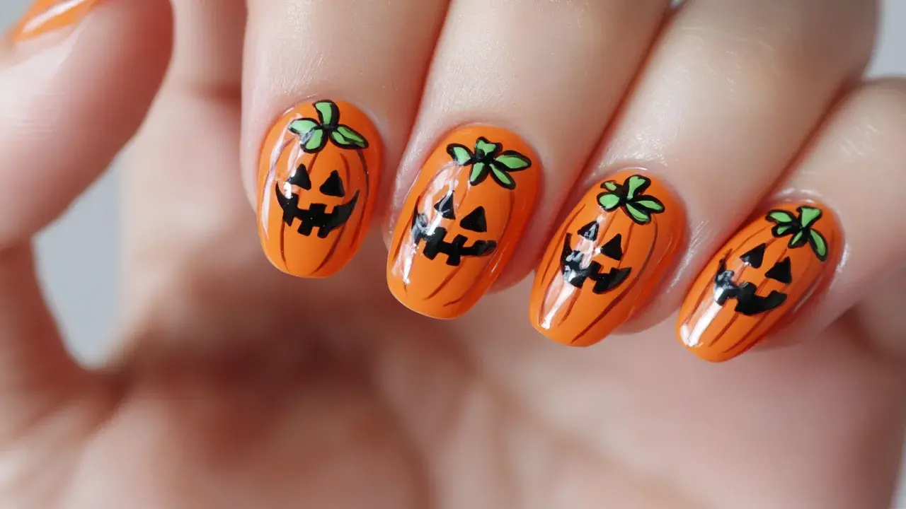 10 Cute and Easy Halloween Nail Designs