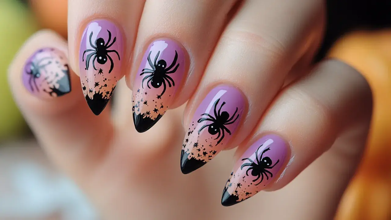 Spiders on a Clear Base