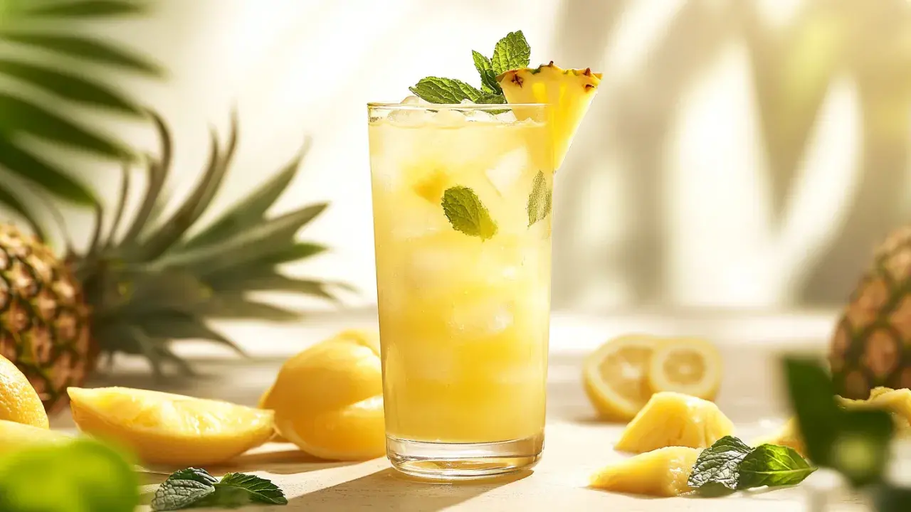 Pineapple Mint Lemonade