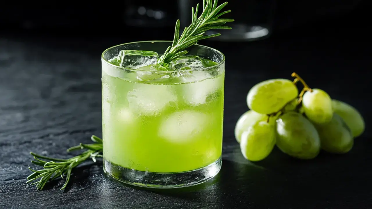Green Grape and Rosemary Tonic
