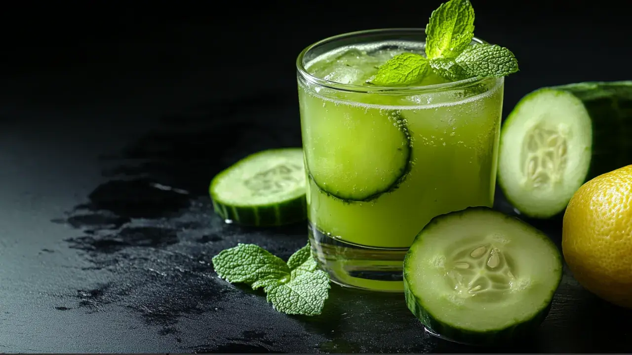 Green Apple and Cucumber Mocktail