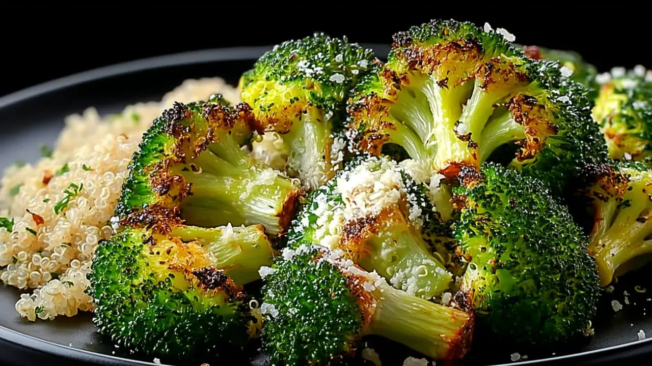 Garlic Parmesan Roasted Broccoli