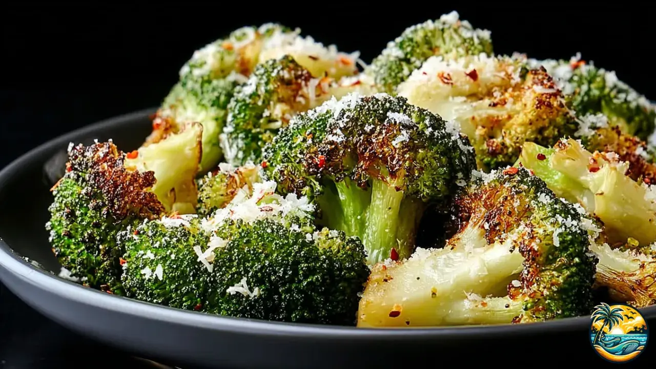 Garlic Parmesan Roasted Broccoli