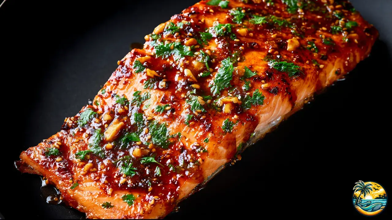 Honey Dijon Glazed Baked Salmon