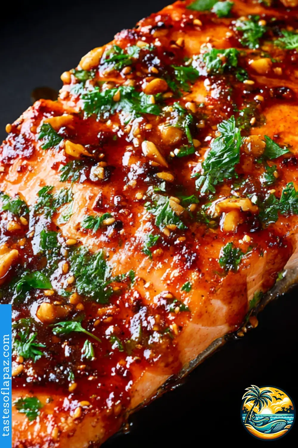 Honey Dijon Glazed Baked Salmon
