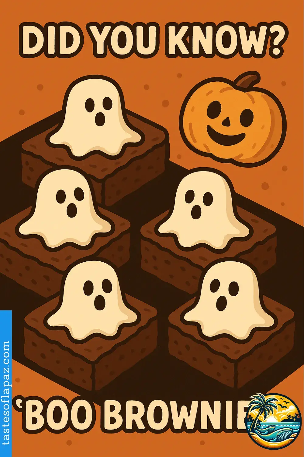Marshmallow Ghost Brownies