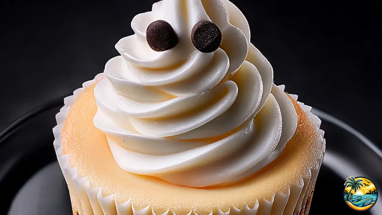 Mini Ghost Cheesecakes
