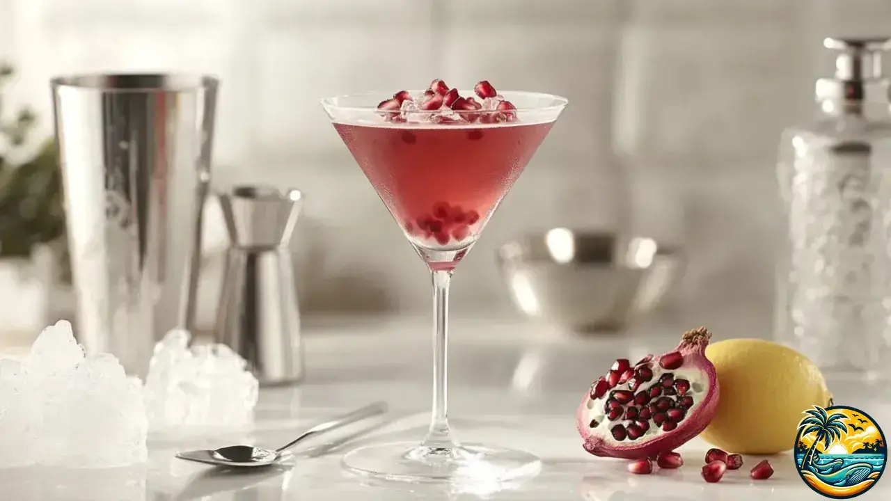 Pomegranate Martini Mocktail