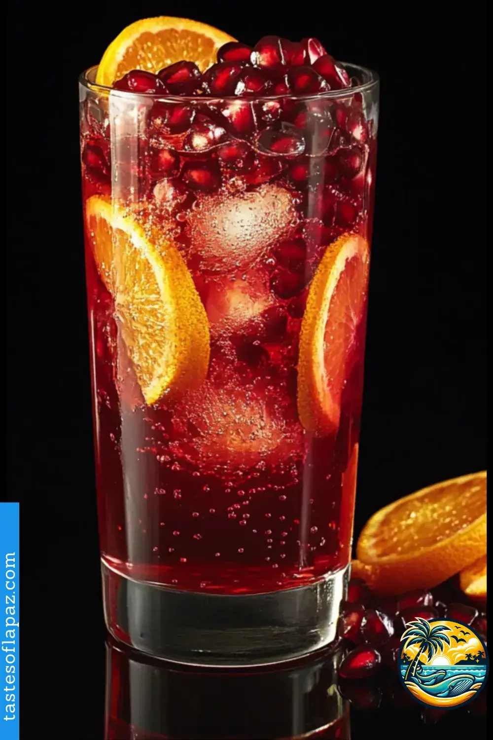 Pomegranate Sparkler Mocktail