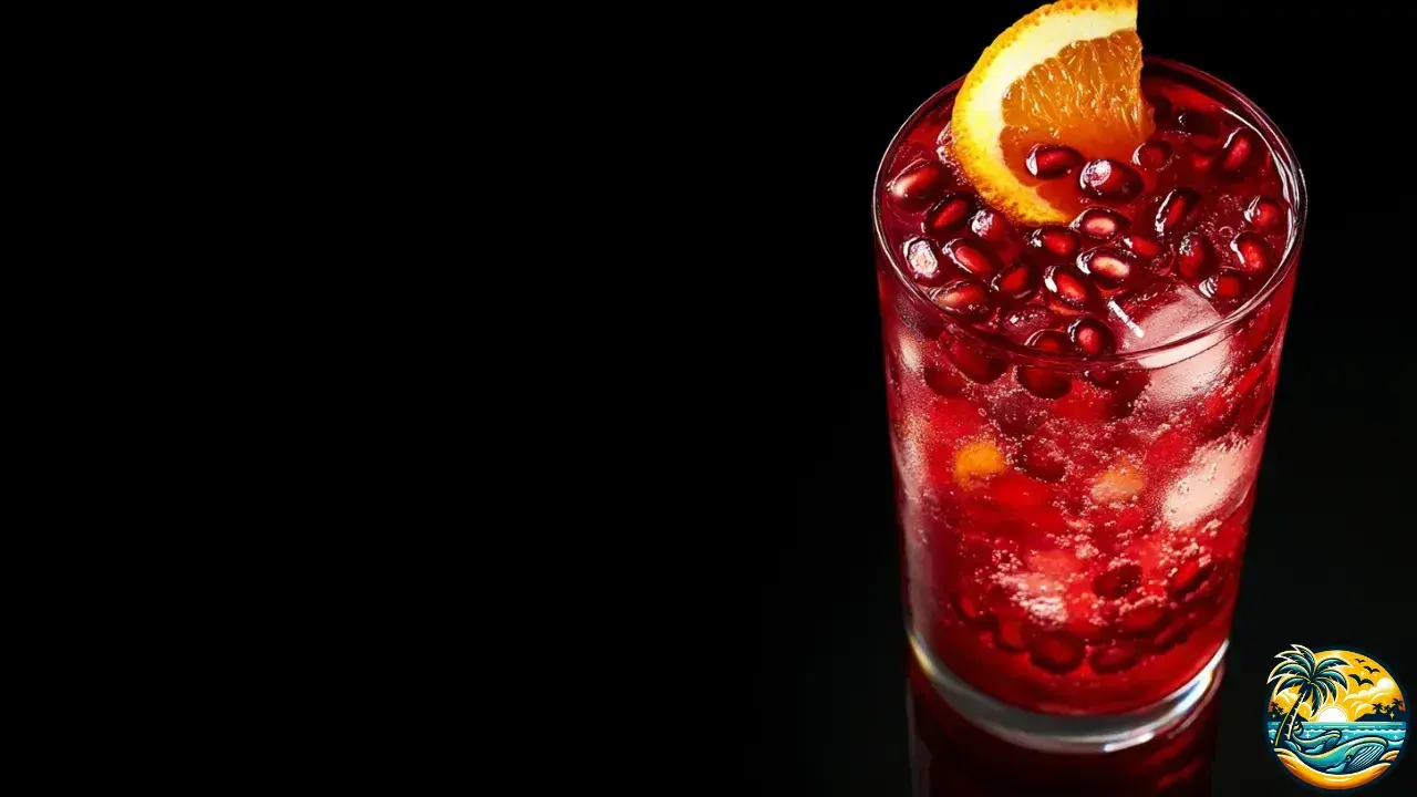 Pomegranate Sparkler Mocktail