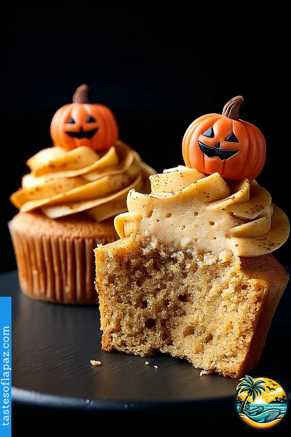 Pumpkin Halloween Cupcakes