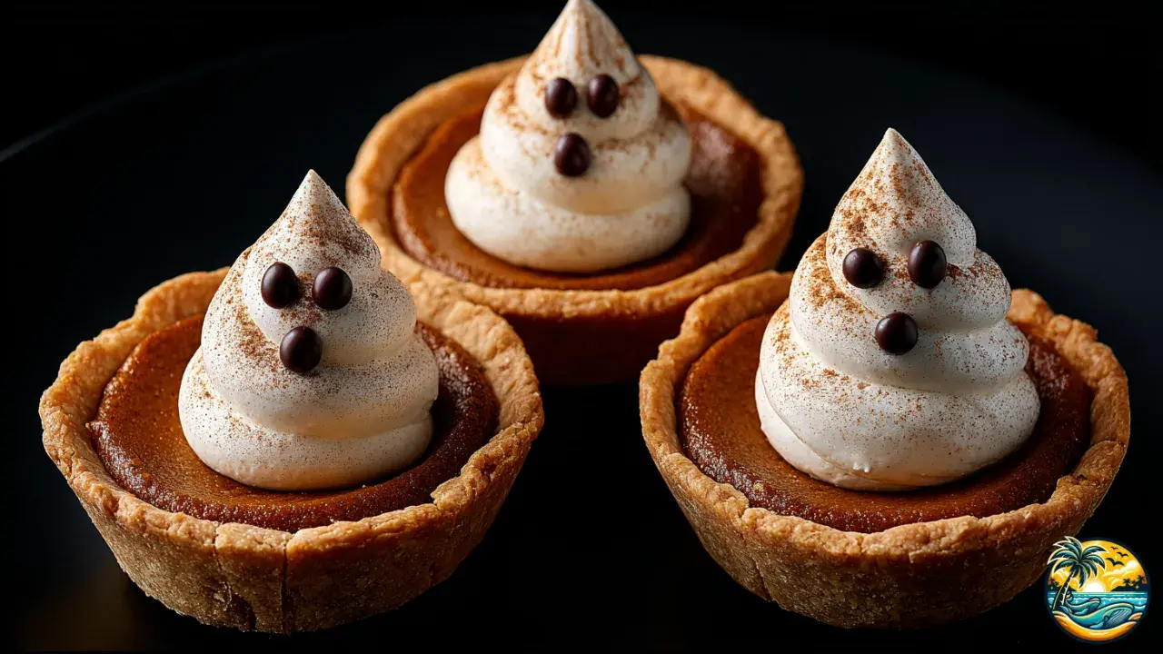 Spooky Mini Pumpkin Pies