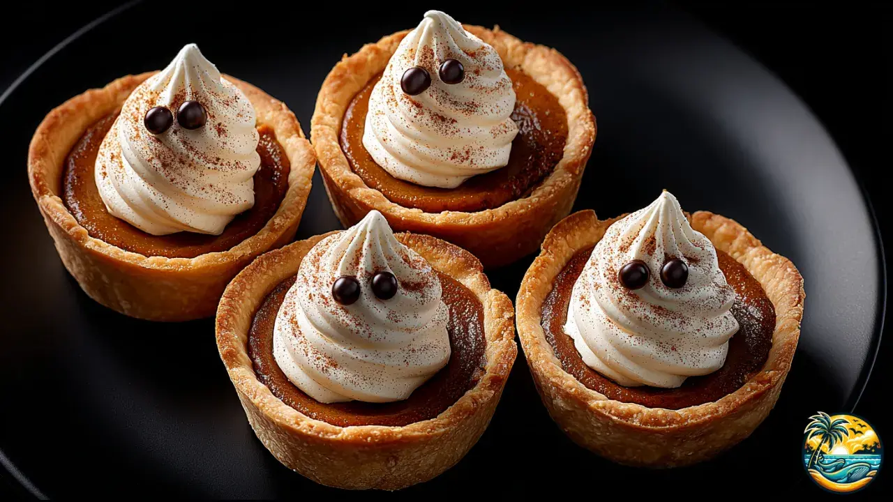 Spooky Mini Pumpkin Pies