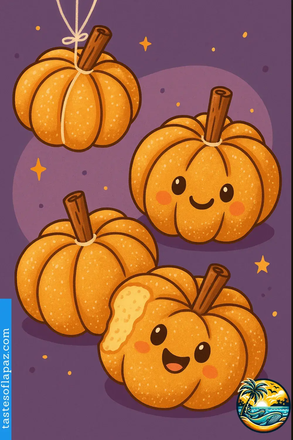 Spooky Pumpkin Donuts