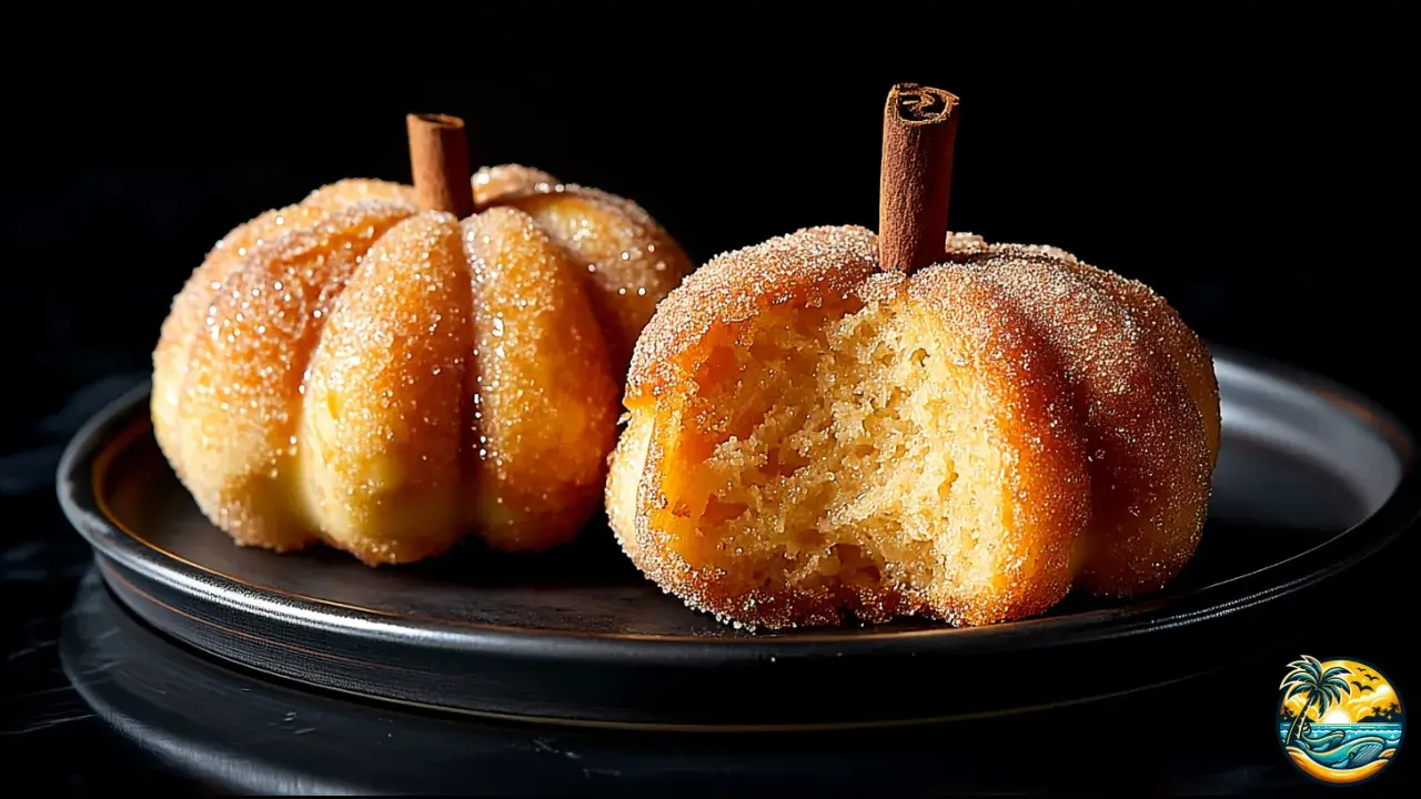 Spooky Pumpkin Donuts