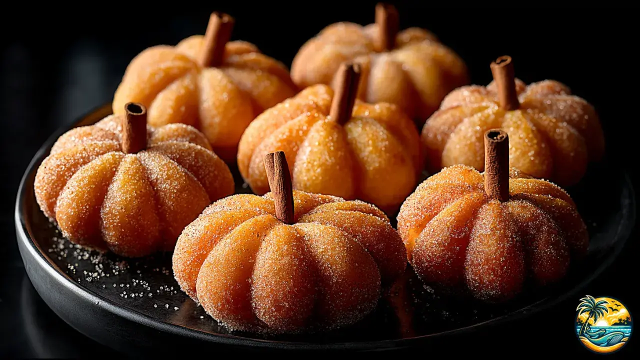 Spooky Pumpkin Donuts