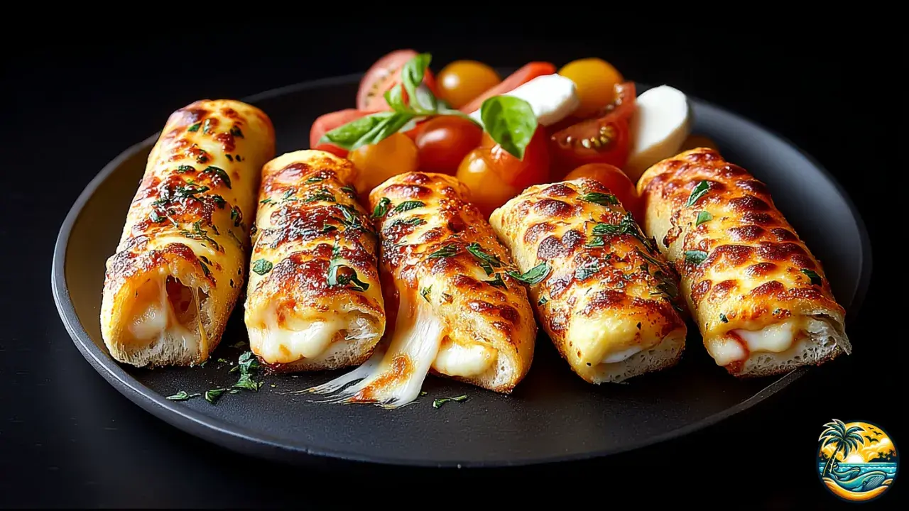 Stuffed Cheese Breadsticks