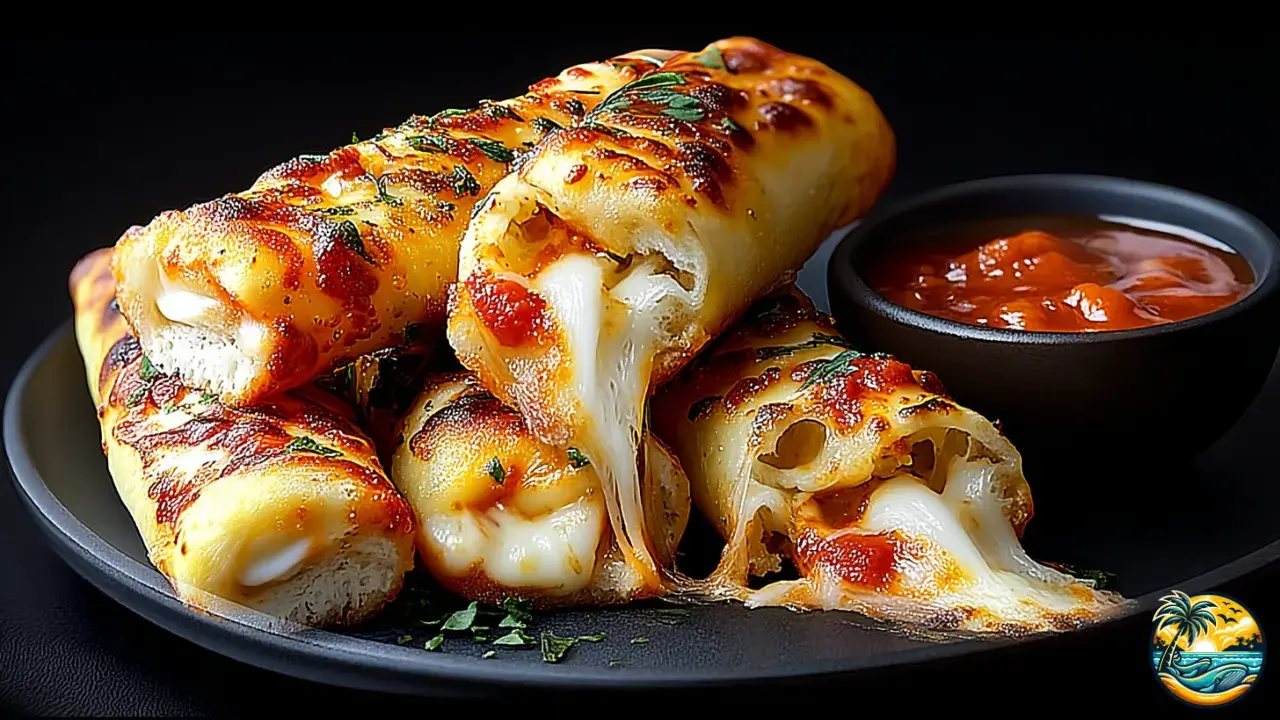 Stuffed Cheese Breadsticks