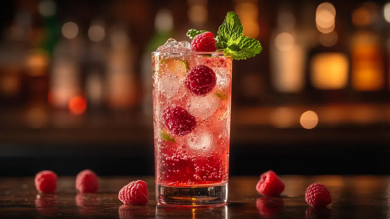 Raspberry Lime Cooler