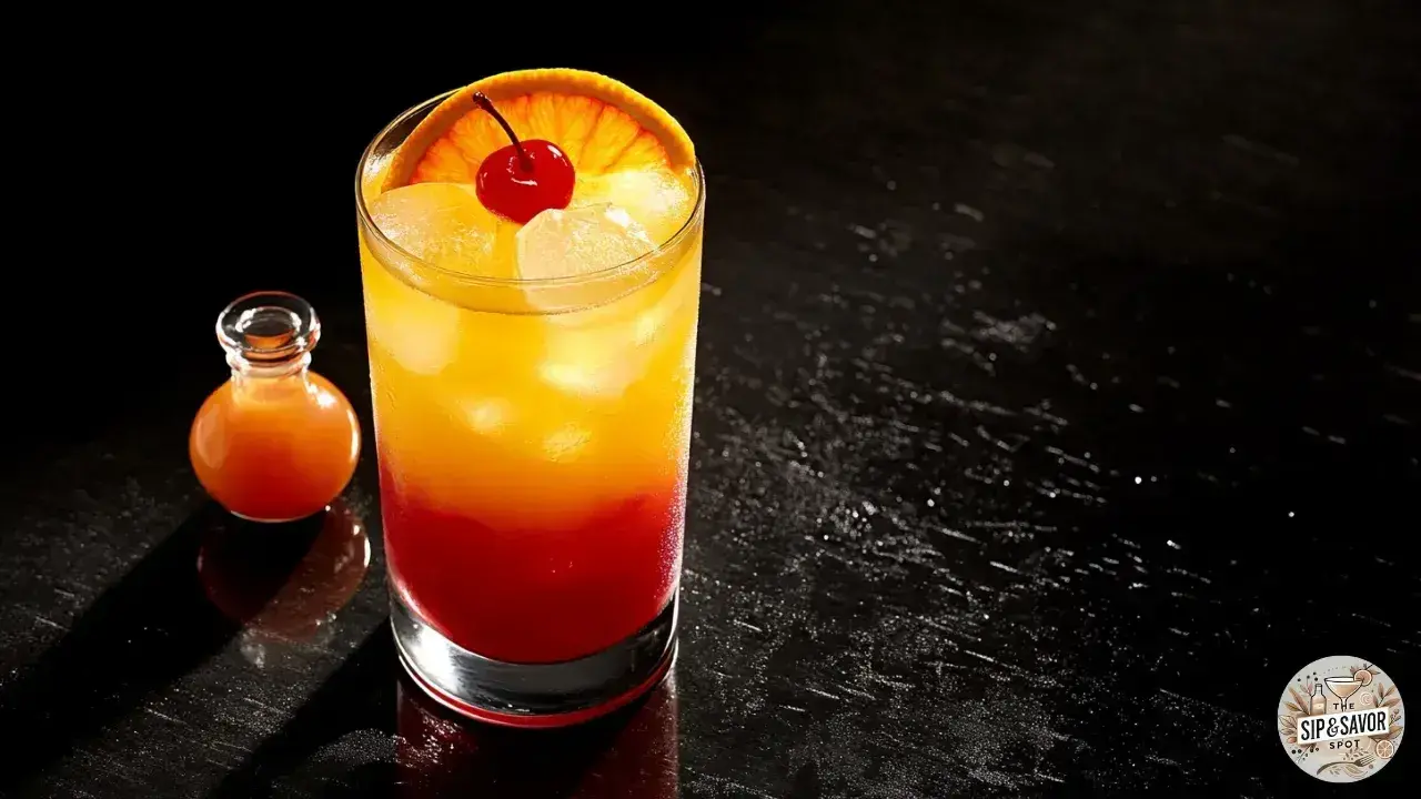 Tequila Sunrise Cocktail